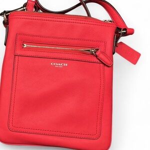 Coach Vibrant Red Crossbody Bag